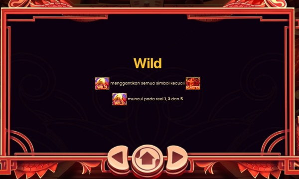 Simbol fitur Wild dalam game taiko beast