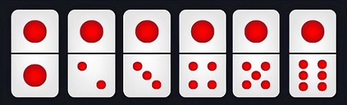 Kombinasi kartu domino 1 titik