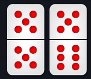 Kombinasi kartu domino lima titik